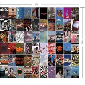 Retro Aesthetic Wall Collage Kit 60Pcs Set
